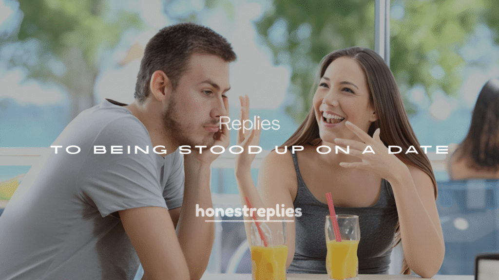 200+ Best Funny Replies to Being Stood Up on a Date