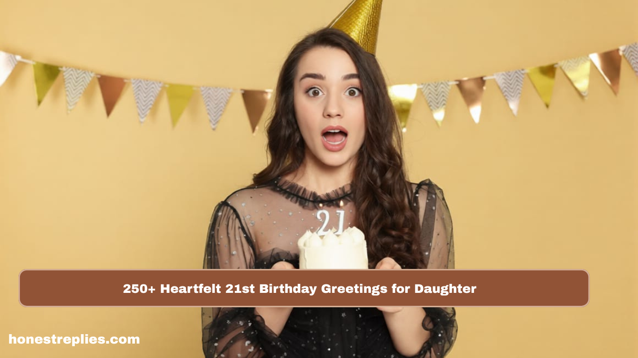 250+ 21st Birthday Greetings for Daughter