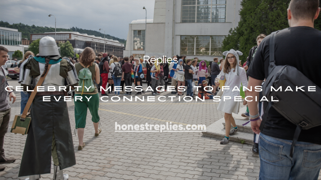 Celebrity Messages to Fans 