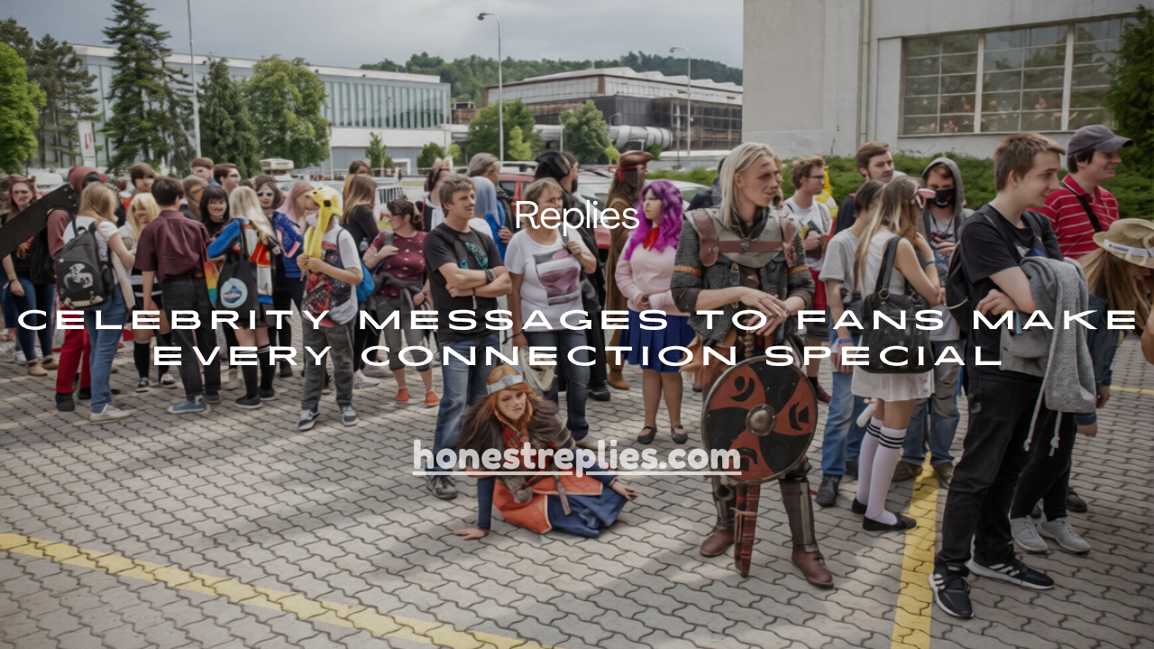 Celebrity Messages to Fans