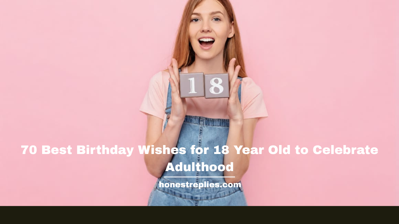 Birthday Wishes for 18 Year Old