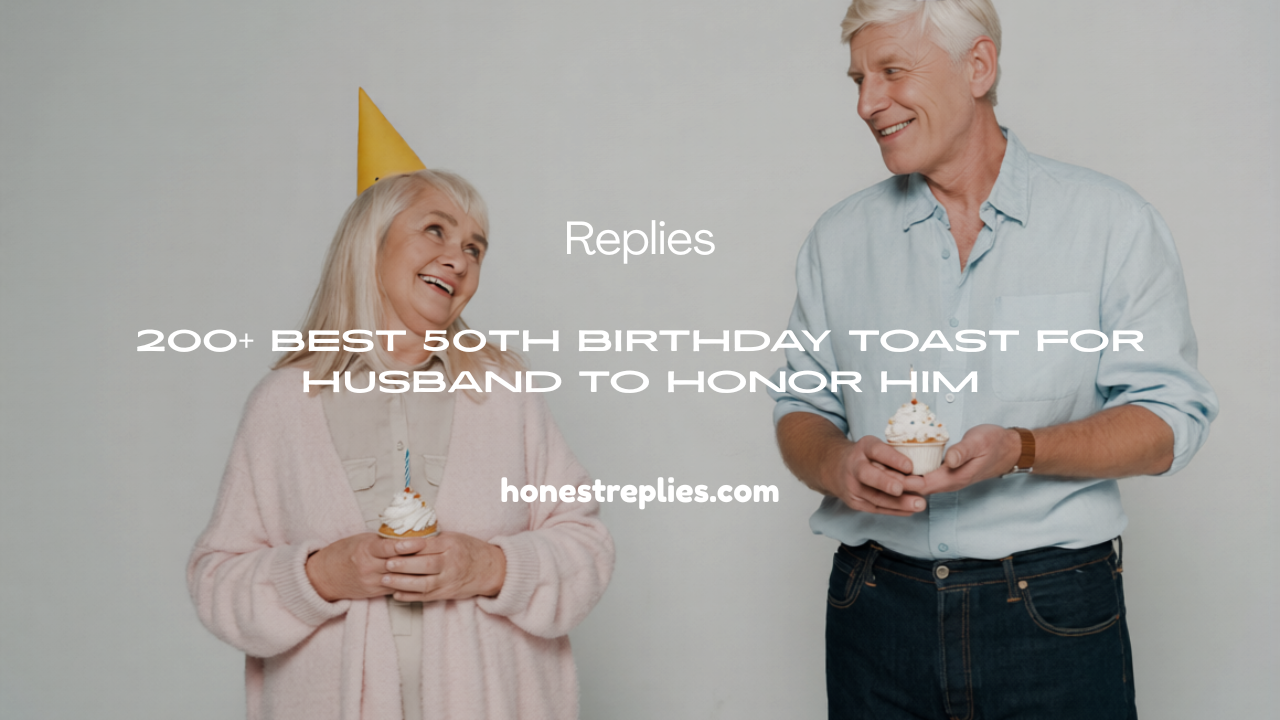 50th Birthday Toast for Husband