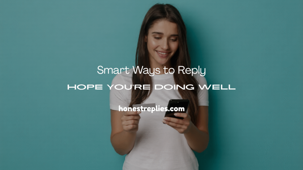 hope you're doing well