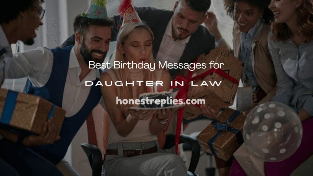 Birthday Messages for Daughter in Law