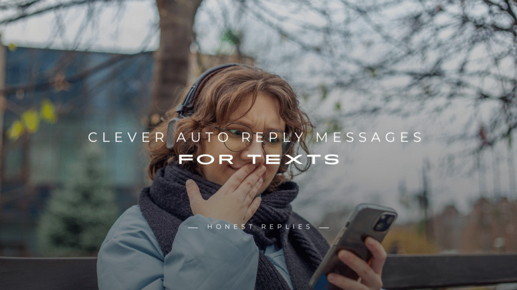 Auto Reply Messages